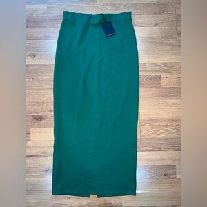 Michael Costello Emerald Green Pencil Skirt